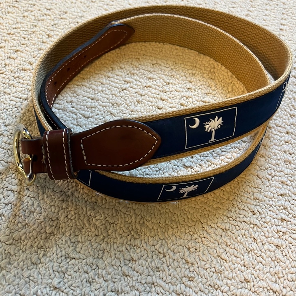 Palm Moon ribbon belt